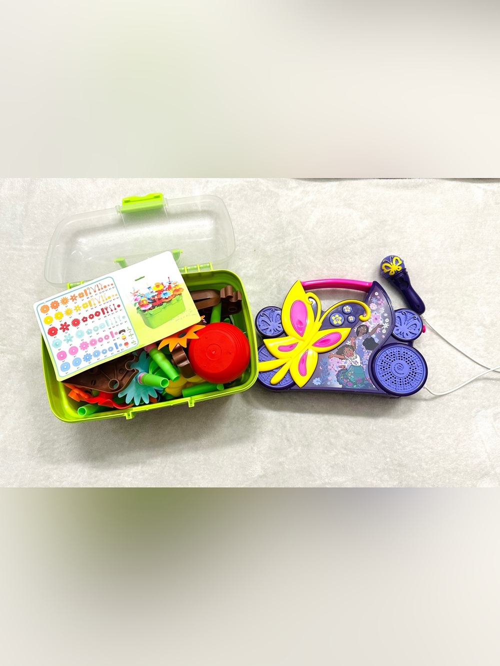 Ego Fun Flower Garden Building Toys Set &eKids Disney Encanto Sing-Along BoomBox